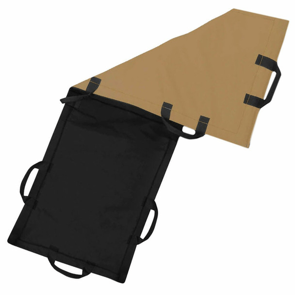 Battle Steel Armor Ballistic Blanket - Level IIIA - Black/Coyote, 2' x 6'