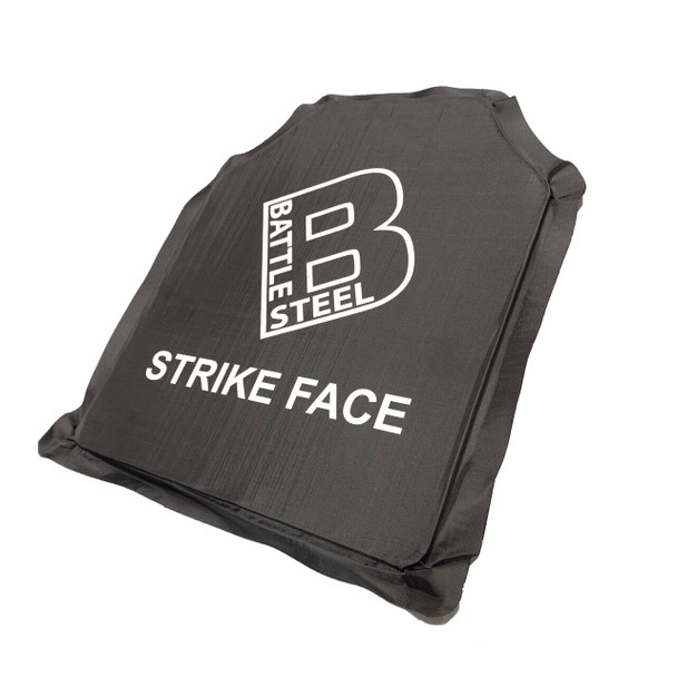 Battle Steel Armor Flexible Ballistic Armor Panel - Level IIIA Shooters Cut - 10" x 12"