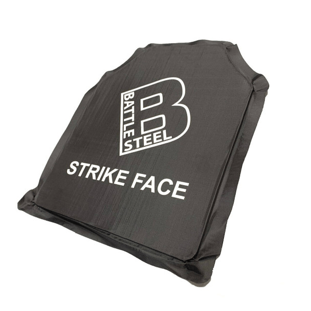 Battle Steel Armor Flexible Special Threat Armor Panel - Level IIIA Shooters Cut - 10" x 12"