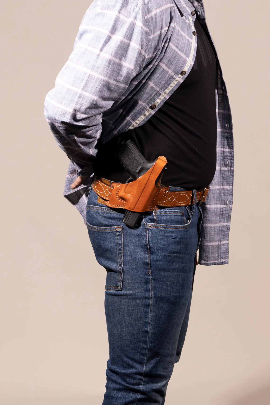 Bianchi Model 5 Black Widow Belt Slide Holster - Tactical &amp; Duty Gear