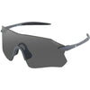 Bobster Aero Sunglasses - Matte Gray Frame with Smoke Silver Mirror Lens BAER01 - Clothing &amp; Accessories