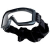 Bollé X1000 Black Clear Anti-Scratch Anti-Fog Ballistic Goggles 40132 - Shooting Accessories