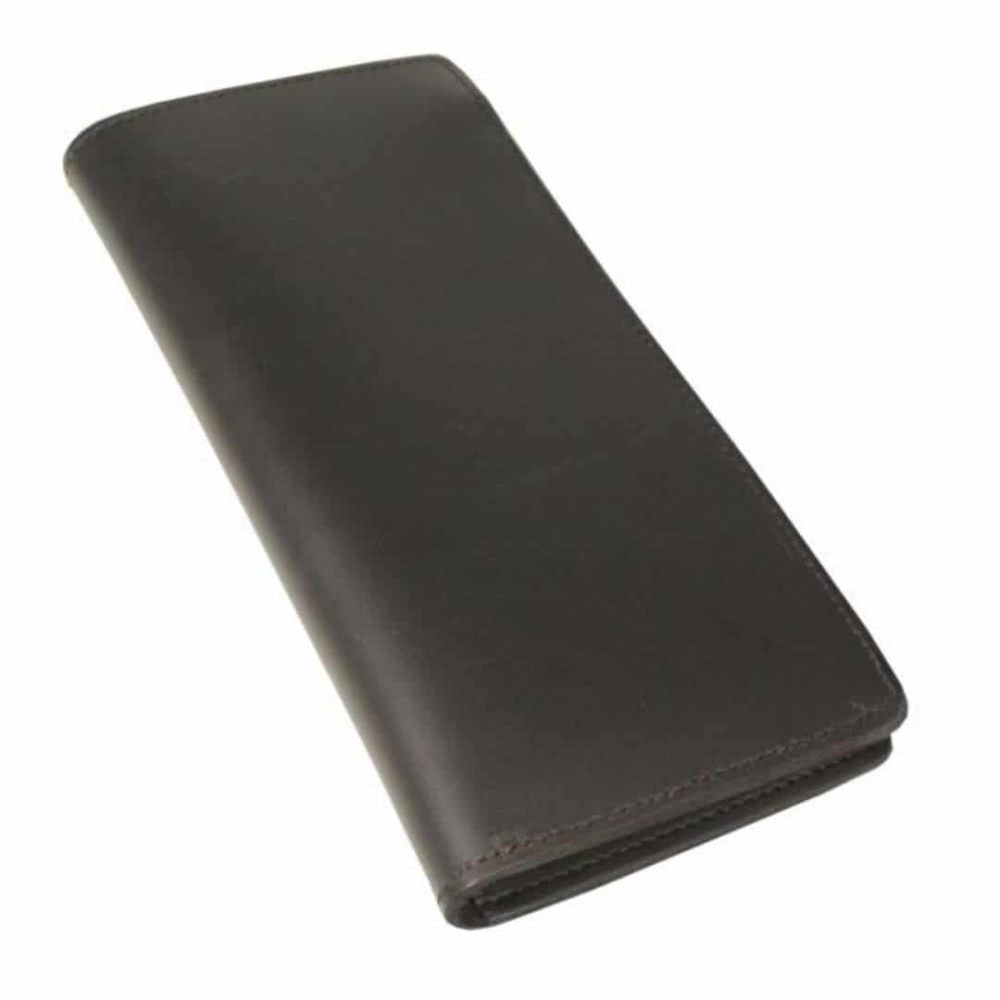 Closed Boston Leather 4"x9" Citation Book with Clip – Black Leather 5879-1 - Notepads, Clipboards, & Pens