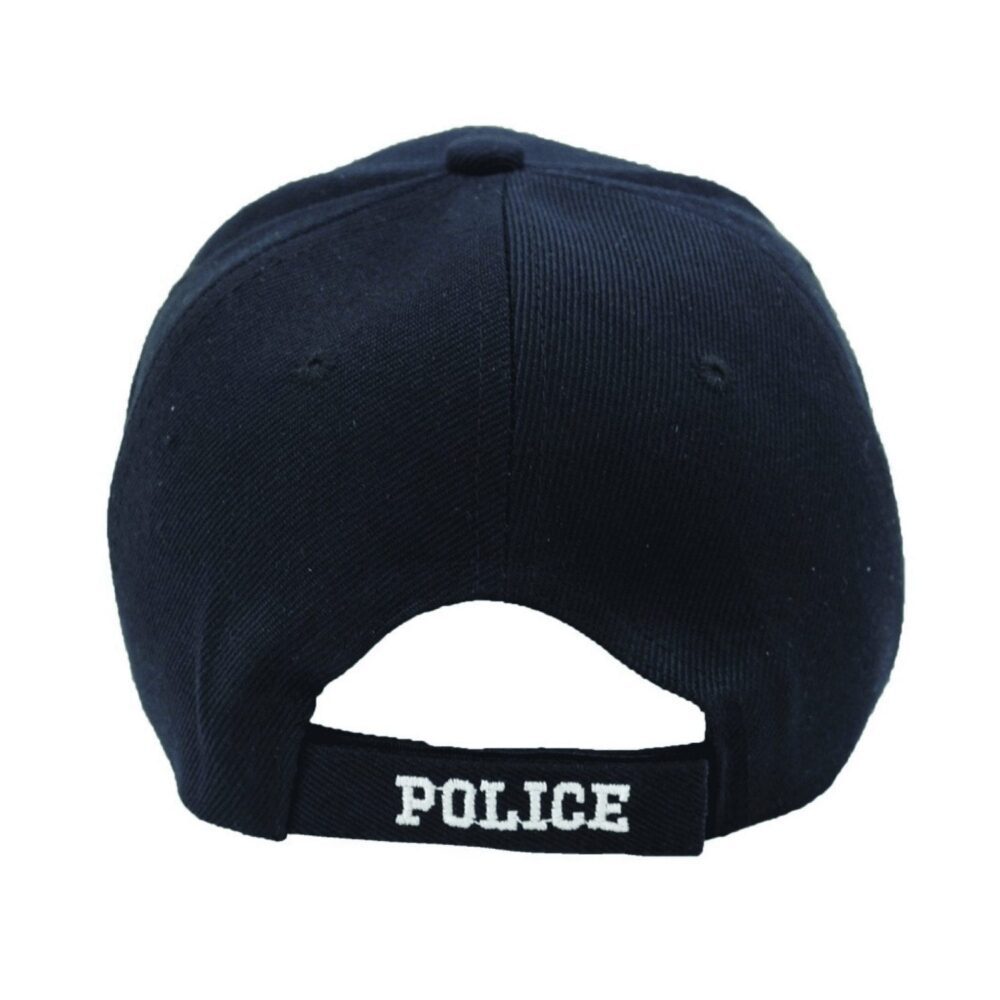 Black Police Baseball Cap - Clothing & Accessories