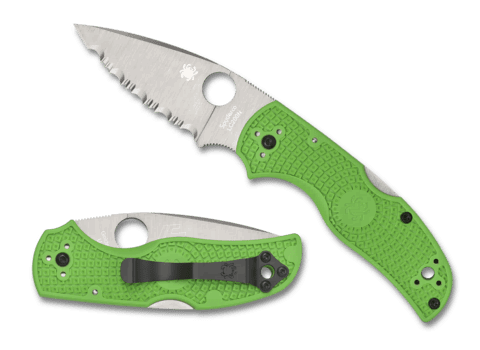 Spyderco Native 5 Salt Green LC200N C41SGR5 - Knives