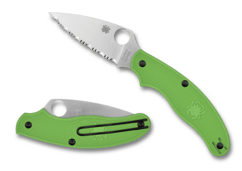 Spyderco UK Penknife Salt Green LC200N C94PGR - Knives