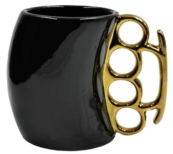 Caliber Gourmet Brass Knuckle Mug CBG-1026 - Coolers &amp; Drinkware