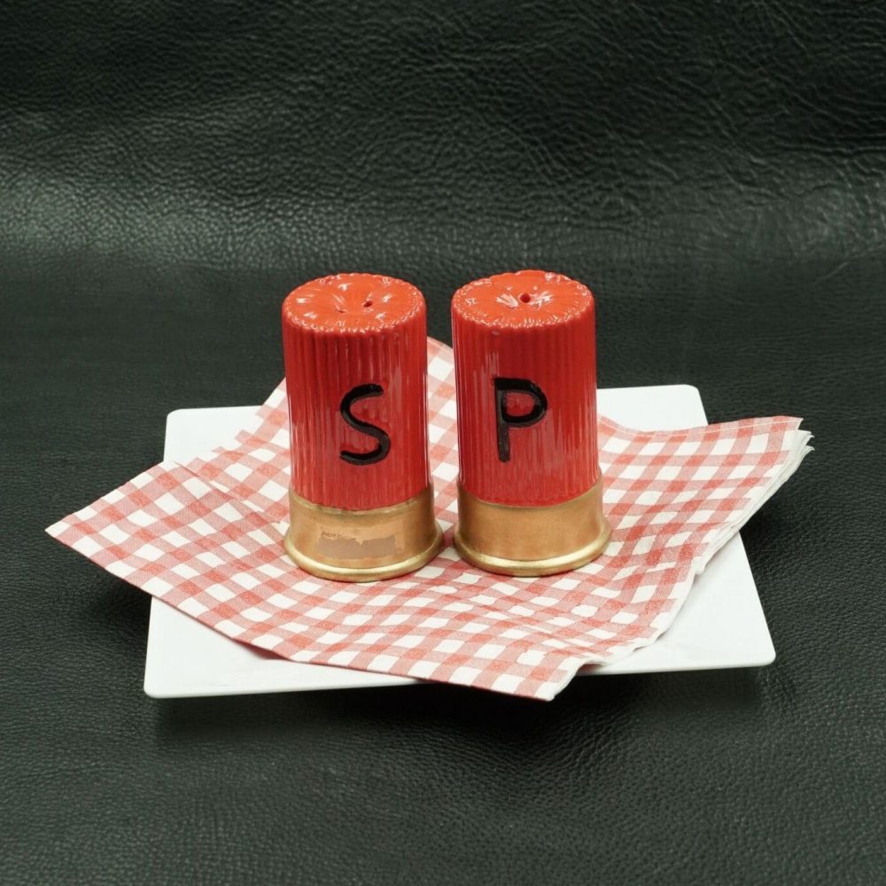 Caliber Gourmet Shotgun Salt and Pepper Shakers CBG-1033 - Food & Food Storage