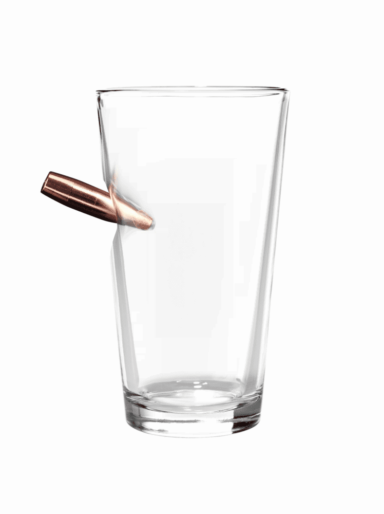 Caliber Gourmet Last Man Standing - Pint Glass with Bullet CBG-LMS-PINT-G - Newest Arrivals