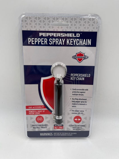 PEPPERSHIELD KEYCHAIN GUARD 1/2 OZ - BLACK - Newest Arrivals