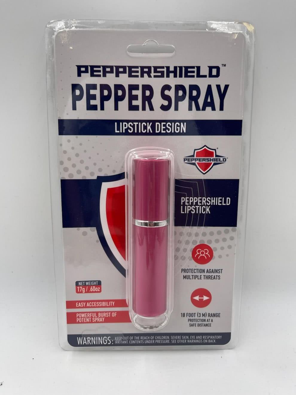 PEPPERSHIELD Lipstick Guard Pepper Spray 0.5 OZ Pink - Newest Arrivals