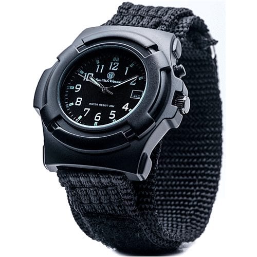 Smith & Wesson Lawman Watch - Electronic Back Glow - Clothing & Accessories