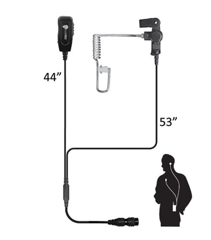 Code Red Headsets Investigator QD-BK2 CRD24266 - Tactical &amp; Duty Gear