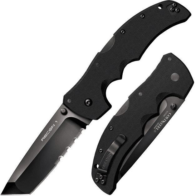 Cold Steel RECON 1 TANTO HALF Serrated 27BTH - Newest Products