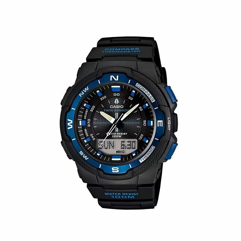 Casio Dual Sensor Analog-Digital Watch with Digital Compass & Thermometer - Newest Products