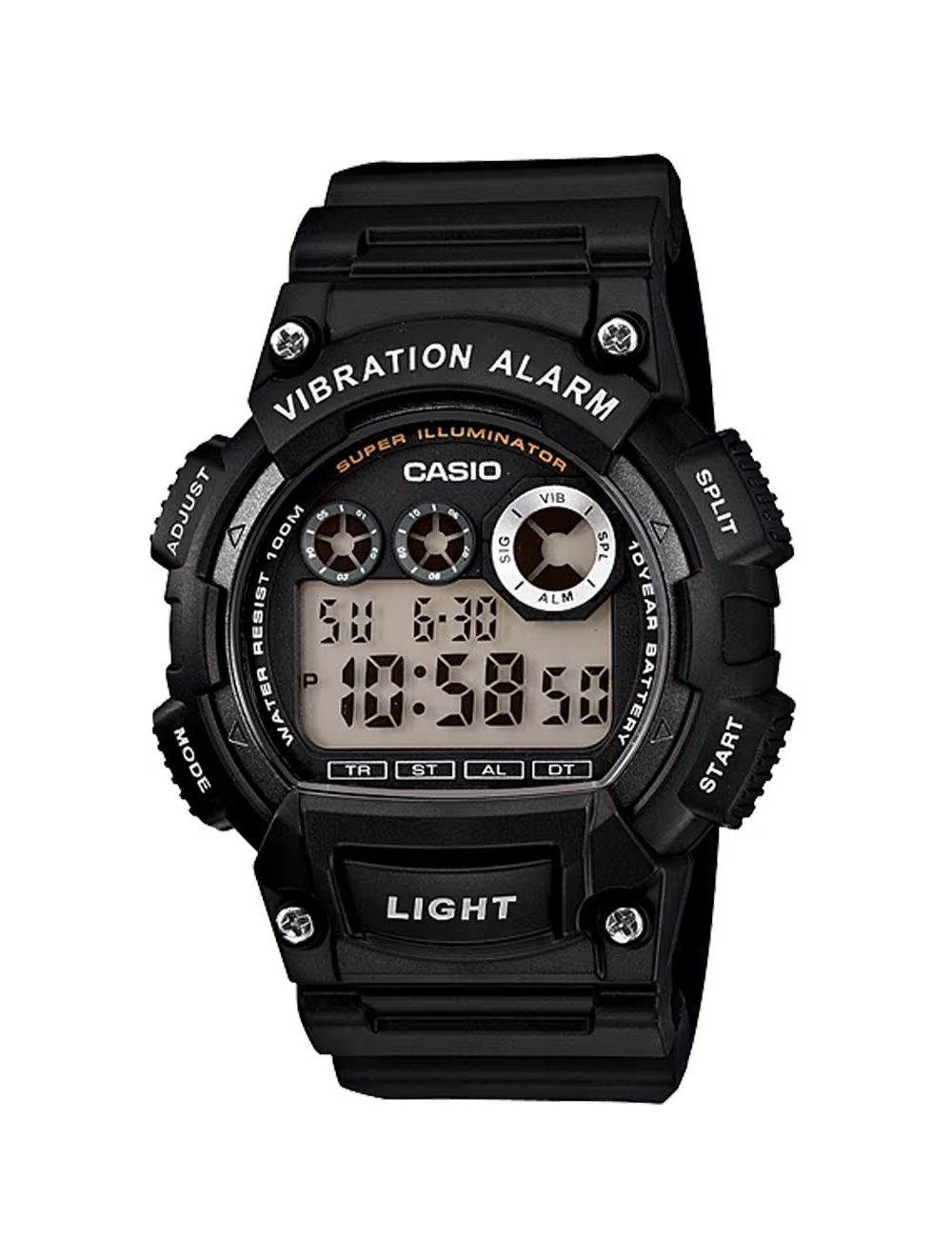 Casio Classic Digital Watch with Vibration Alarm & Super Bright Backlight - Newest Products