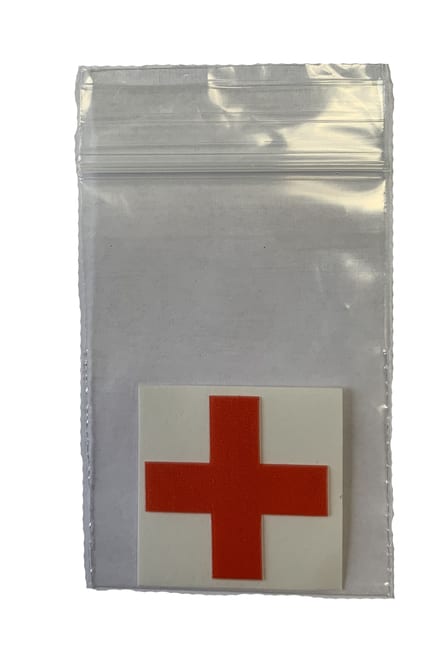 Comp-Tac HSGI / CT : Red Medical Cross Decal for Kydex Tourniquet TACO 90XA05RD - Tourniquet Holders