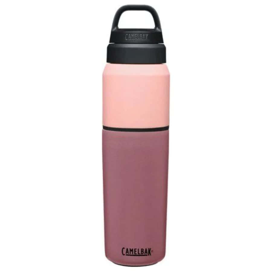 CamelBak MultiBev Vacuum Insulated 22oz Bottle with 16oz Travel Cup - Terracotta Rose