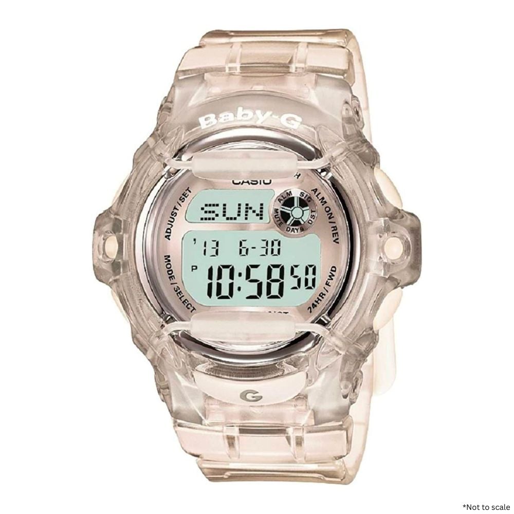 Casio Baby-G Digital Watch with Translucent Strap - Newest Products