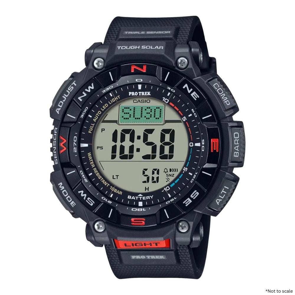 Casio Pro Trek Solar Triple Sensor Watch PRG340 - Newest Products