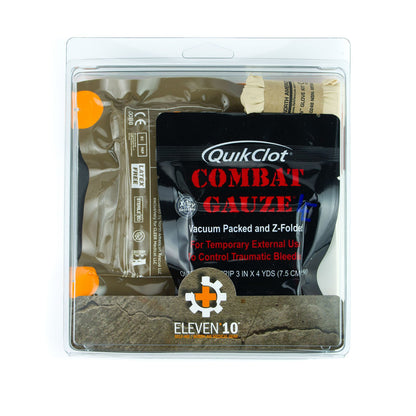 Eleven 10 ETAK Kit Contents - Phokus Frog Gauze or QC Combat Gauze LE Kit - Tactical &amp; Duty Gear