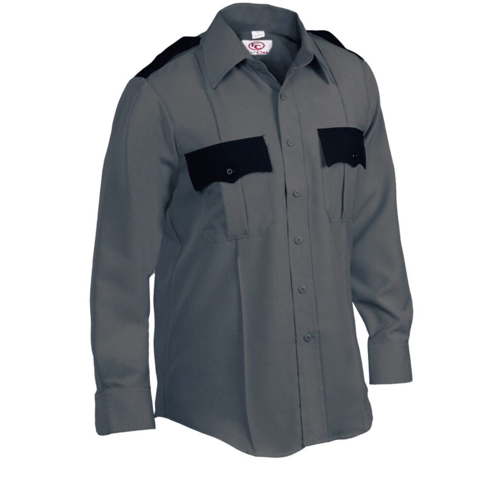 First Class Uniforms Two-Tone Long Sleeve Shirts