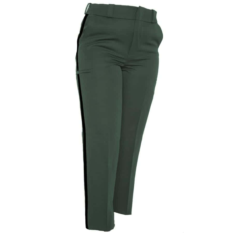 Elbeco TexTrop2™ Women's Polyester Hidden Cargo Uniform Pants - Spruce Green/Black Stripe, 10