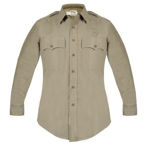 Elbeco California Highway Patrol Long Sleeve Poly/Rayon Shirt 247N - Clothing & Accessories