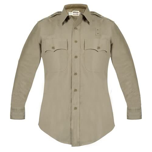 Elbeco California Highway Patrol Long Sleeve Poly/Rayon Shirt 247N - Clothing &amp; Accessories