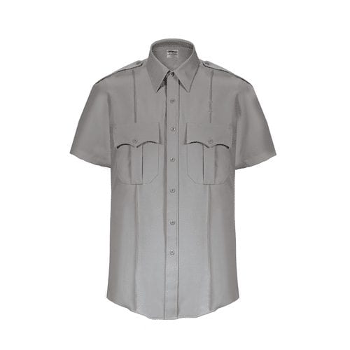 Elbeco TexTrop2 Short Sleeve Uniform Shirt - Gray, 14