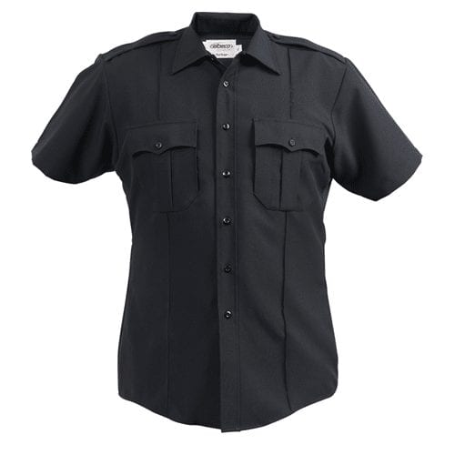 Elbeco TexTrop2 Short Sleeve Uniform Shirt - Navy, 14