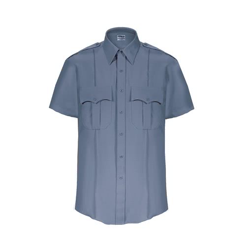 Elbeco TexTrop2 Short Sleeve Uniform Shirt - French Blue, 14