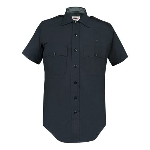 Elbeco Men's LAPD Short Sleeve 100% Wool Shirt - Clothing & Accessories