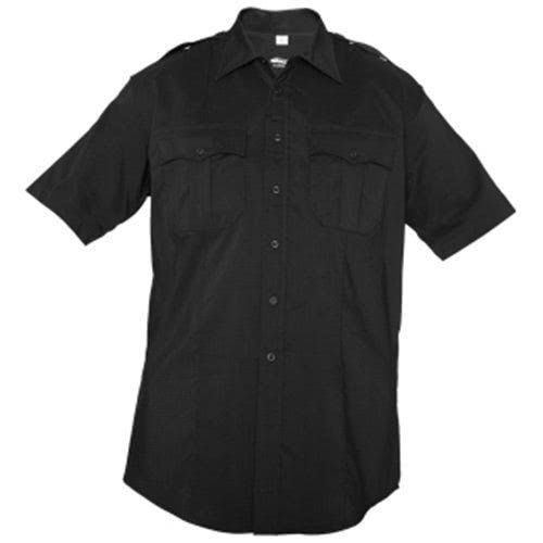 Elbeco Reflex™ Short Sleeve Stretch RipStop Uniform Shirt 4440, 4444, 4447, 4448 - Black, 2XL
