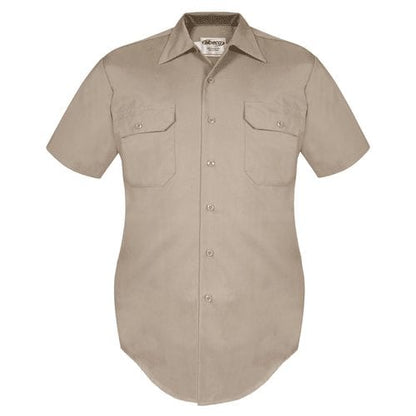 Elbeco LA County Sheriff and CHP 65/35 Poly/Cotton Twill Short Sleeve Shirt - Clothing &amp; Accessories