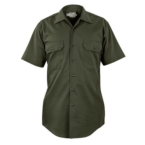 Elbeco Women's LA County Sheriff 65/35 Poly/Cotton Twill Short Sleeve Shirt - Clothing &amp; Accessories