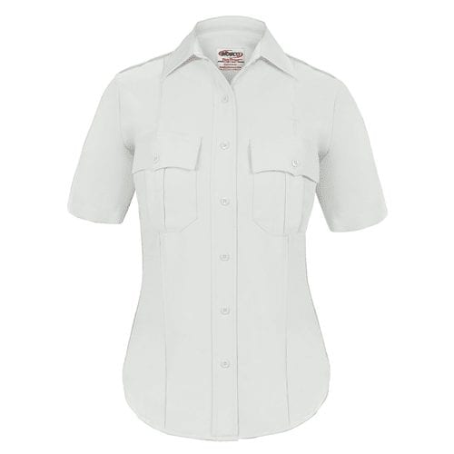 Elbeco TexTrop2™ Women's Short Sleeve Polyester Shirt - White, 28