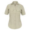 Elbeco TexTrop2™ Women's Short Sleeve Polyester Shirt - Silver Tan, 28