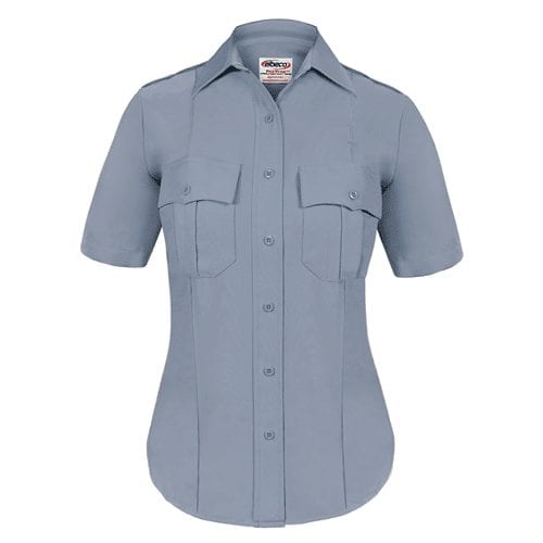 Elbeco TexTrop2™ Women's Short Sleeve Polyester Shirt - French Blue, 28