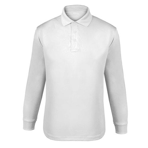 Elbeco UFX™ Long Sleeve Tactical Polo - White, 2XL