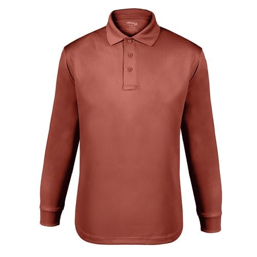 Elbeco UFX™ Long Sleeve Tactical Polo - Red, 2XL