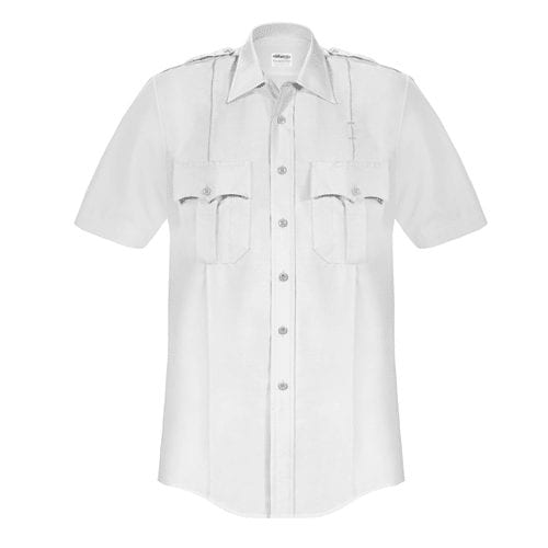 Elbeco Paragon Plus Short Sleeve Shirt - White, 2XL