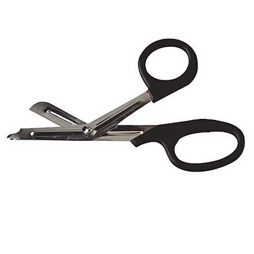 EMI - Emergency Medical 7 1/4" and 5 1/2" EMS Shears - Black, 7.25