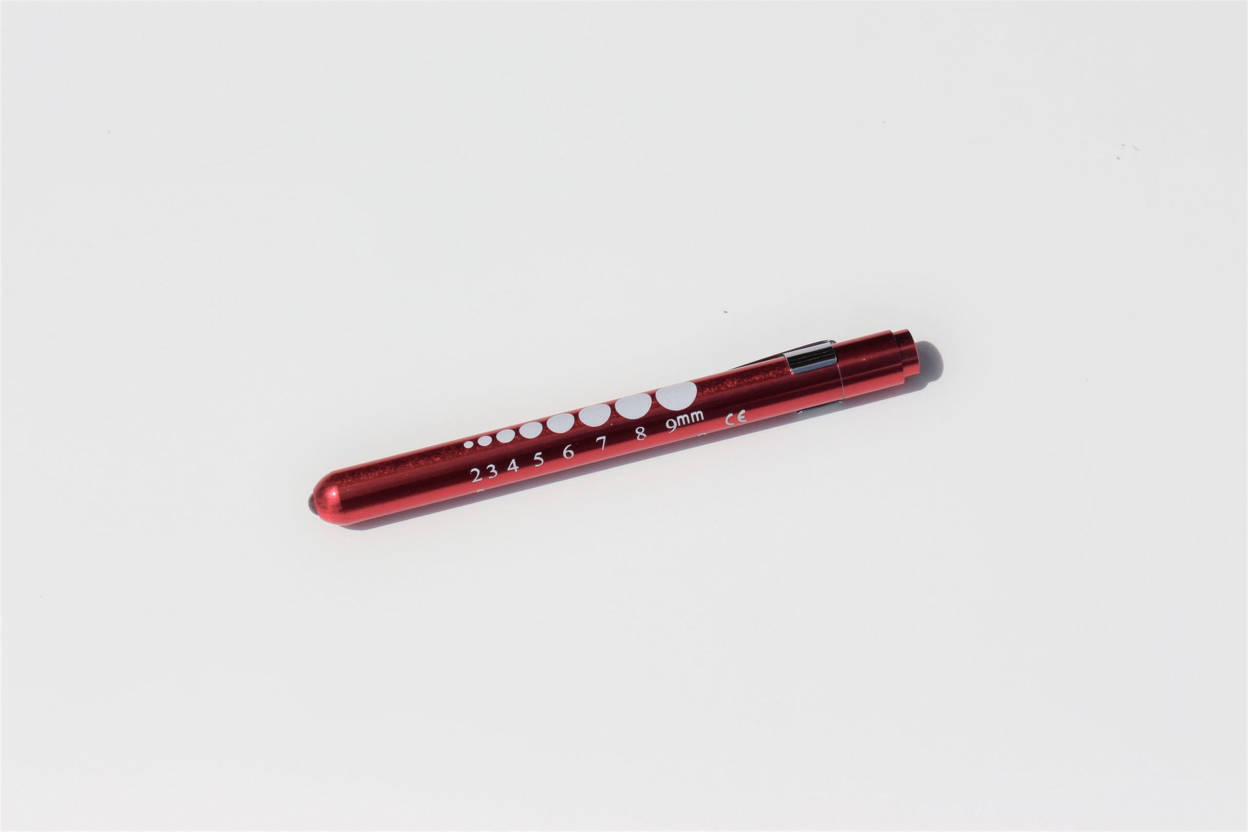 EMI - Emergency Medical Ultra-Light Pupil Gauge Penlight - Red