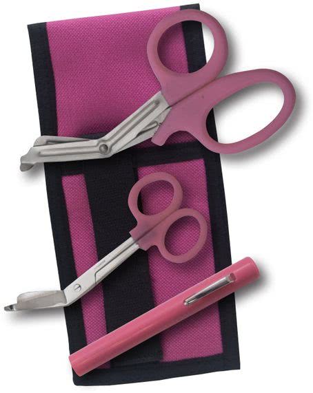 EMI - Emergency Medical Colormed Basic Scissor, Penlight, Holster Set - Tactical & Duty Gear