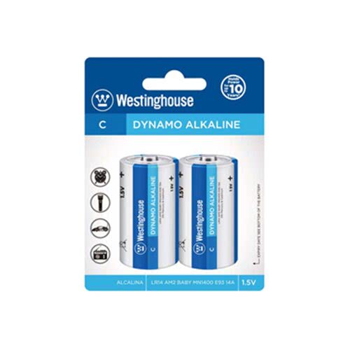 Energy Products Westinghouse C Alkaline 2 Pack WES-LR14-BP2 - Newest Arrivals