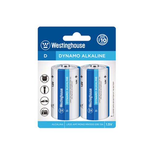 Energy Products Westinghouse D Alkaline 2 Pack - Newest Arrivals