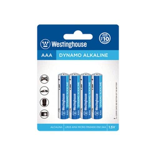 Energy Products Westinghouse AAA Alkaline 4 pack WES-LRO3-BP4 - Tactical & Duty Gear