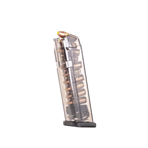 Elite Tactical Systems 17rd 9mm mag for Glock - 10, Clear