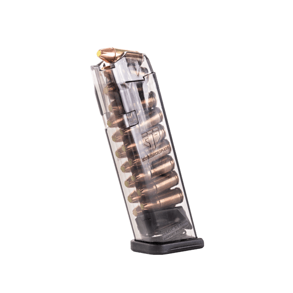 Elite Tactical Systems 17rd 9mm mag for Glock - 17, Clear
